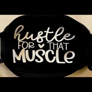 Face mask. Custom made. You can request any sayings on it.